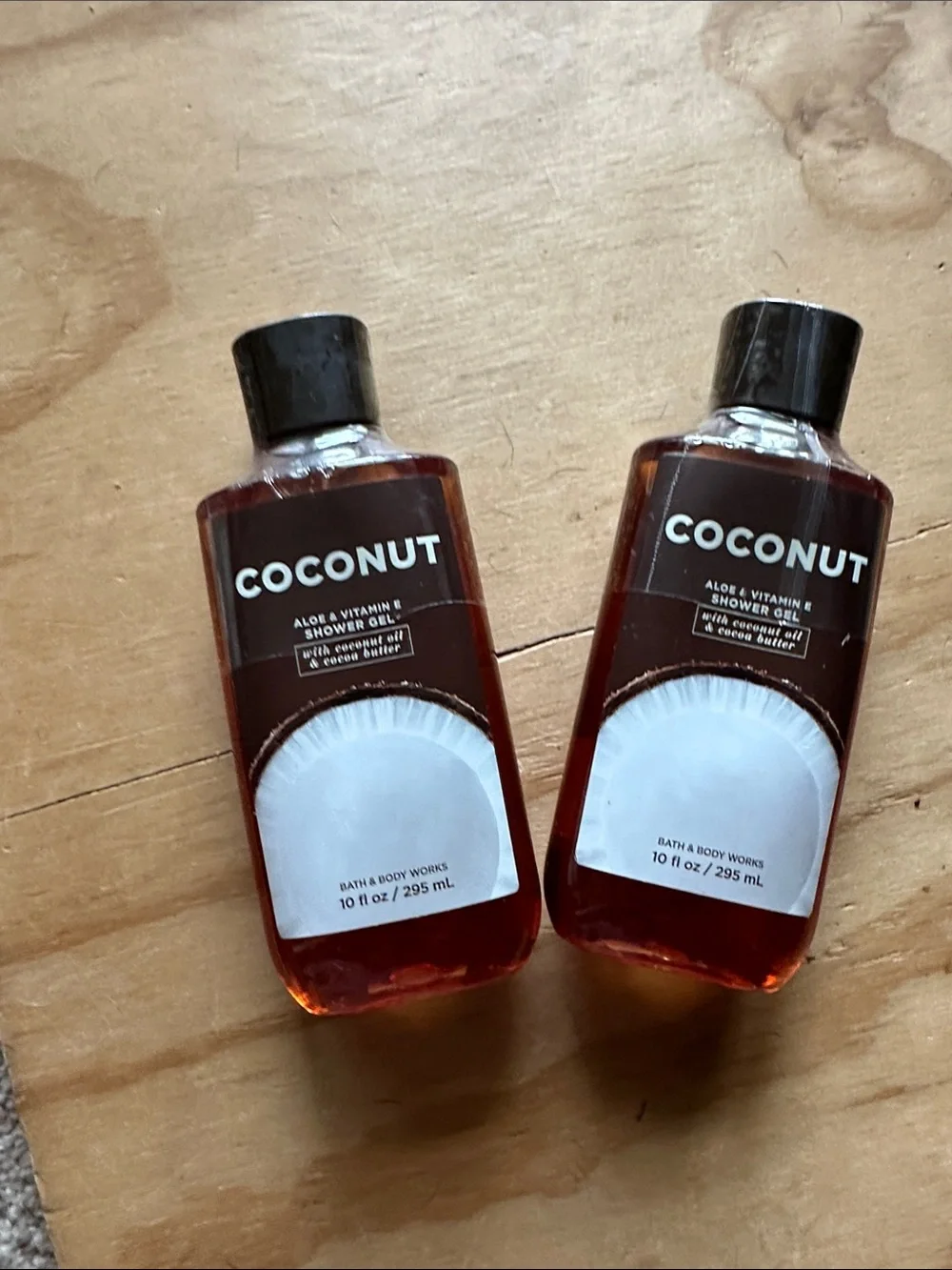 Bath & Body Works Coconut Shower Gel - Set of 2 NEW